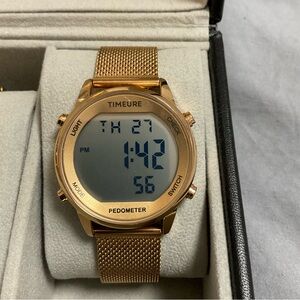 Gold Women's Digital Watch